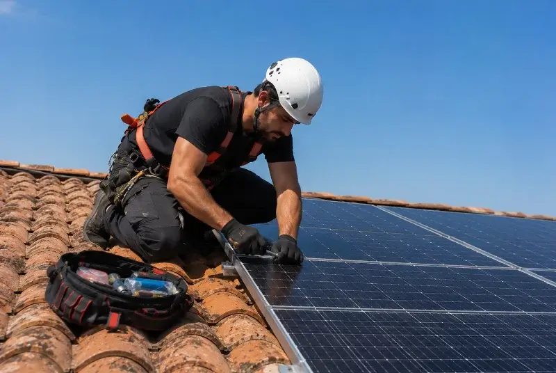 Maintenance et monitoring de panneaux solaires à la Bachellerie